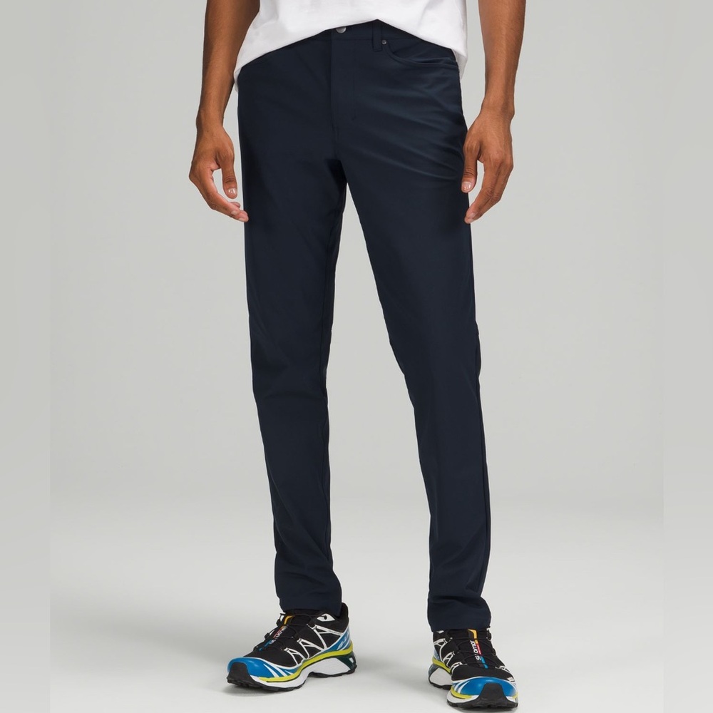 Lululemon ABC Slim-Fit 5 Pocket Warpstreme Navy Blue 30” Pants